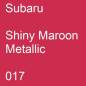 Preview: Subaru, Shiny Maroon Metallic, 017.